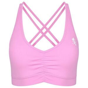 Gym King Womens/Ladies Scrunch Criss-Cross Sports Bra / Pink